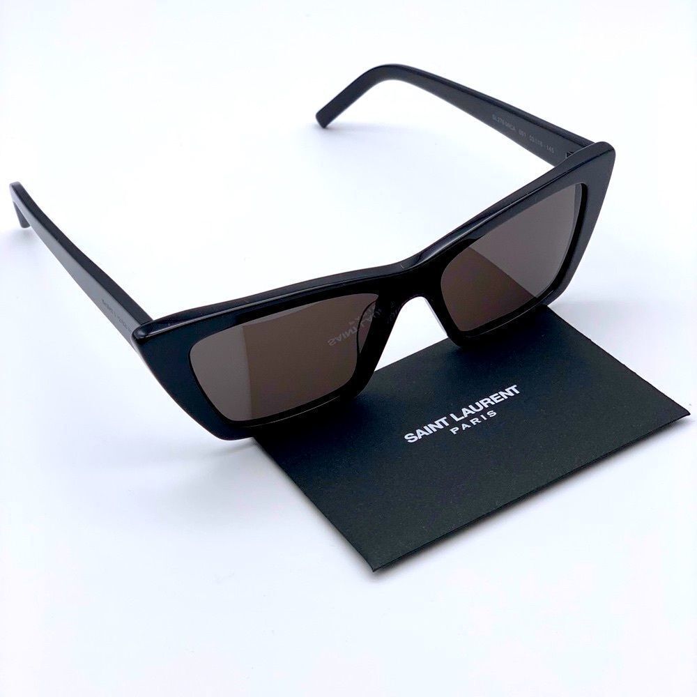 Yves Saint Laurent Black Cat-Eye Sunglasses - Picture 2 of 12